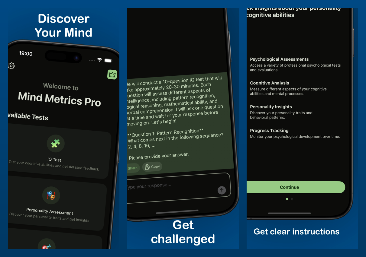Mind Metrics — Self-Assessment App